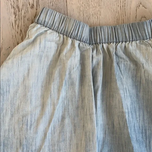 Chan Luu Chambray Mini Skirt - Picture 2 of 5